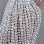 Natural Freshwater Pearl Beads for Jewelry Making, AA Grade, 4-8mm, Round/Rice/Bread/Irregular