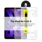 2pcs Easy to Install HD Tempered Glass Screen Protector For iPad Pro 13 12.9 M4 Air 11 M3 M2 5 4 Mini 6 7 9 9th 10 10th A16 Film
