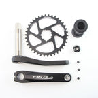 CRUZbike MTB Mountain Bike Kid's  Bicycle Crankset Crank 155/160/165/170/175mm Aluminum Alloy with Chainring 30/32/34/36/38T