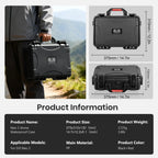 Neo 2 Case, Waterproof Hard Shell Carry Case for DJI Neo 2 Fly More Combo Accessories for RC-N/RC2 Controller [Case Only]