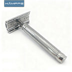KAMPFE Stainless Steel CNC  safety razor Smooth Shavewomen hair Manual double-edgedremoval tool shaver men gift  