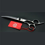 Dog Grooming Scissors 6" Japan Stainless Pet Hairdressing Scissors Cutting Scissors Thinning Shears Curved Scissors Set Z3001