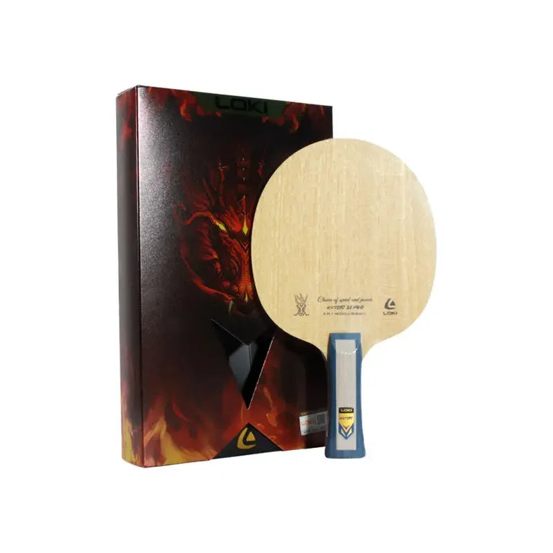 LOKI-Ryzen 11 Table Tennis Bottom Plate, Professional Grade, Thunder God Table Tennis Racket, Offensive Type 5 Wood, 2 Carbon