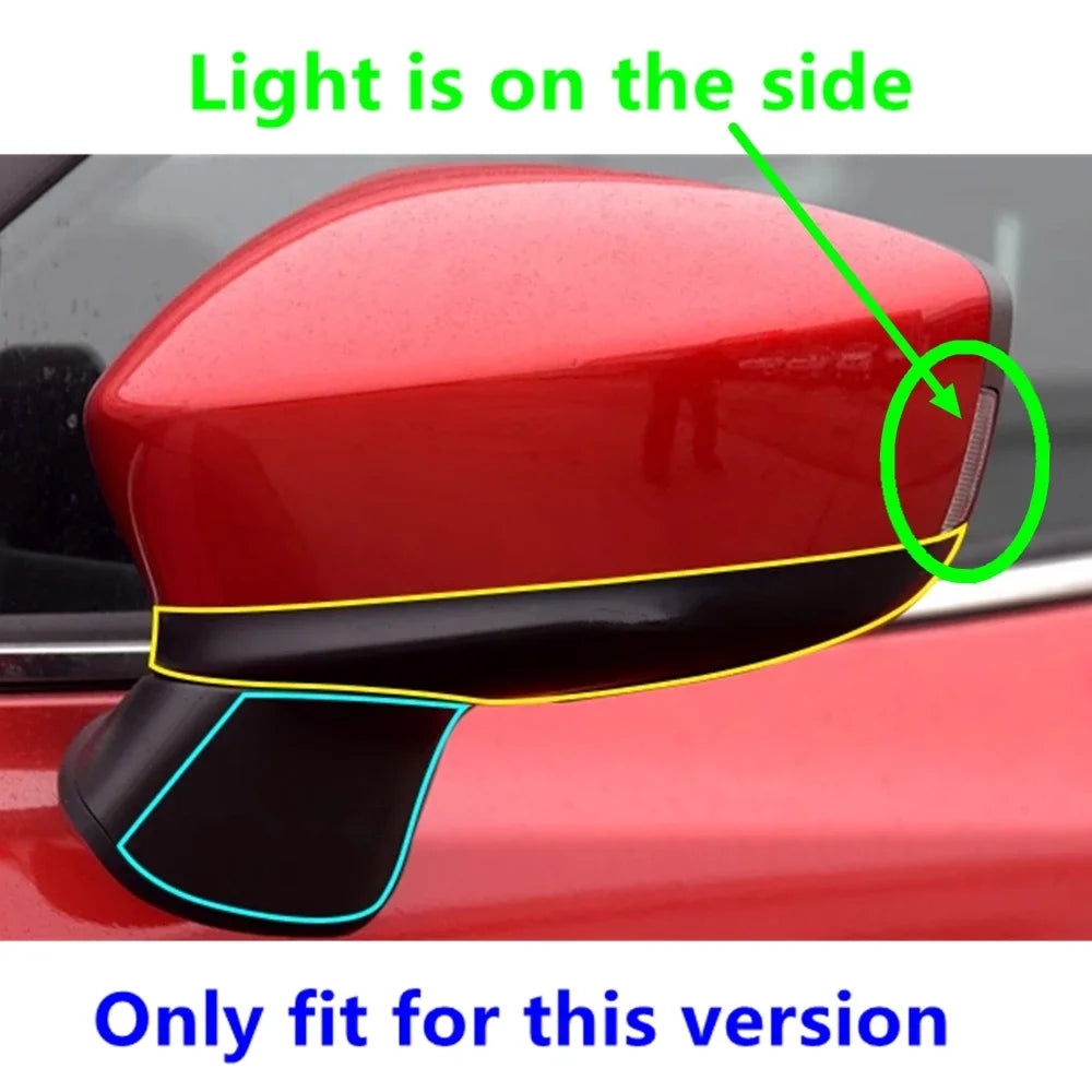 Car Rearview Mirror Lower Cover Folding Motor Housing Base Cap For Mazda CX-5 CX5 2013 2014