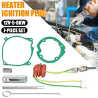 Car Air Diesel Gasket Ceramic Glow Plug Kit For 12V 2KW 5KW 8KW Chinese Diesel Heater Parking Heating Ignition Plug Kit