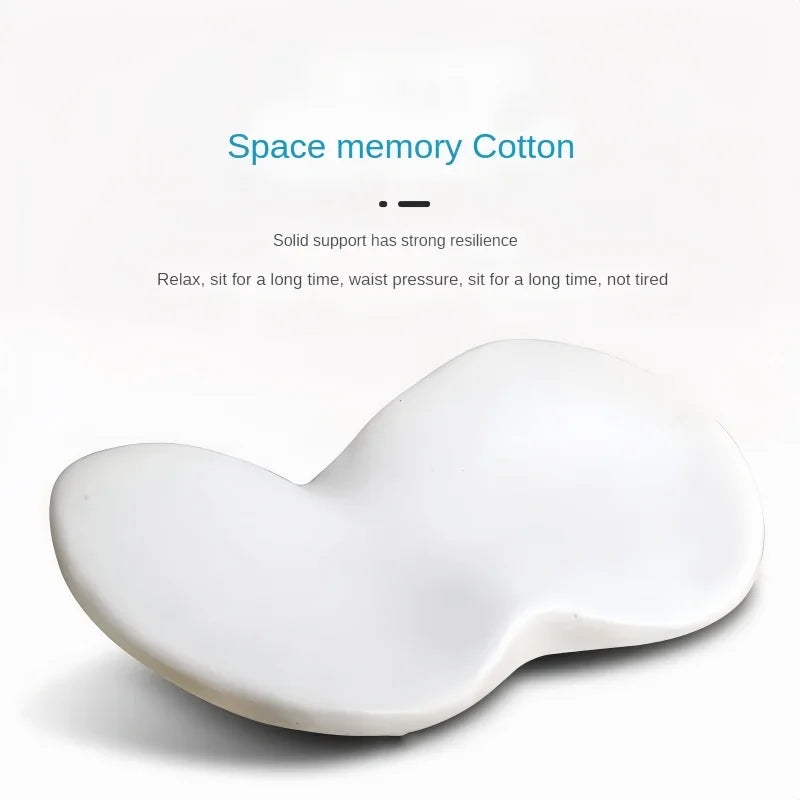 2 In1 Multifunctional Cushion Universal Memory Car Lumbar Pillow Support Driver Back Pain Relief Increased Height Buttocks Pad