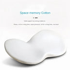 2 In1 Multifunctional Cushion Universal Memory Car Lumbar Pillow Support Driver Back Pain Relief Increased Height Buttocks Pad