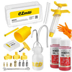 Brake Bleed Kit for Shimano Hydraulic Brakes, Brake Fluid Change Hydraulic Kits, Including 2Pcs 60ml Brake Fluid Mineral Oil