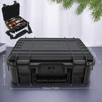 Waterproof Hard Box, Industrial Handy Storage Organizer Multipurpose Storage Container Durable Plastic Box for Tool & Instrument