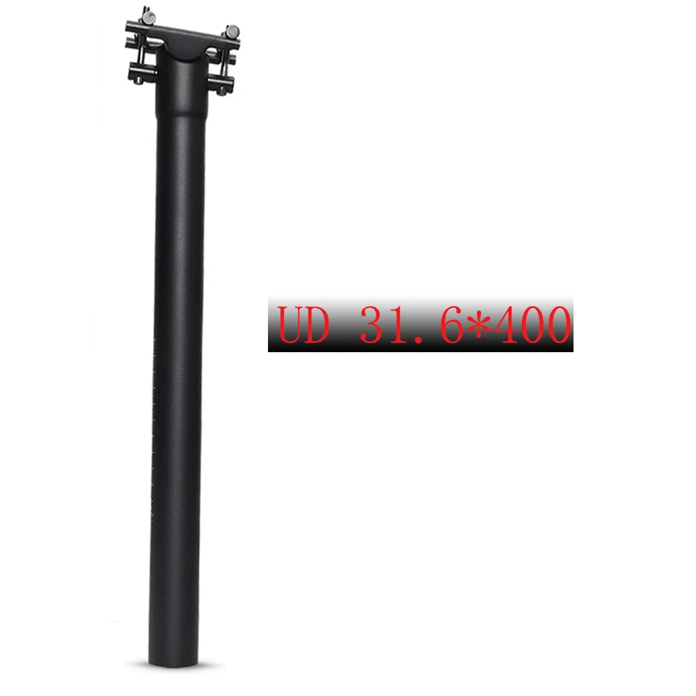 Carbon Fiber Bike Seatpost UD Matte 27.2/30.9/31.6mm Diameter 300/350/400mm
