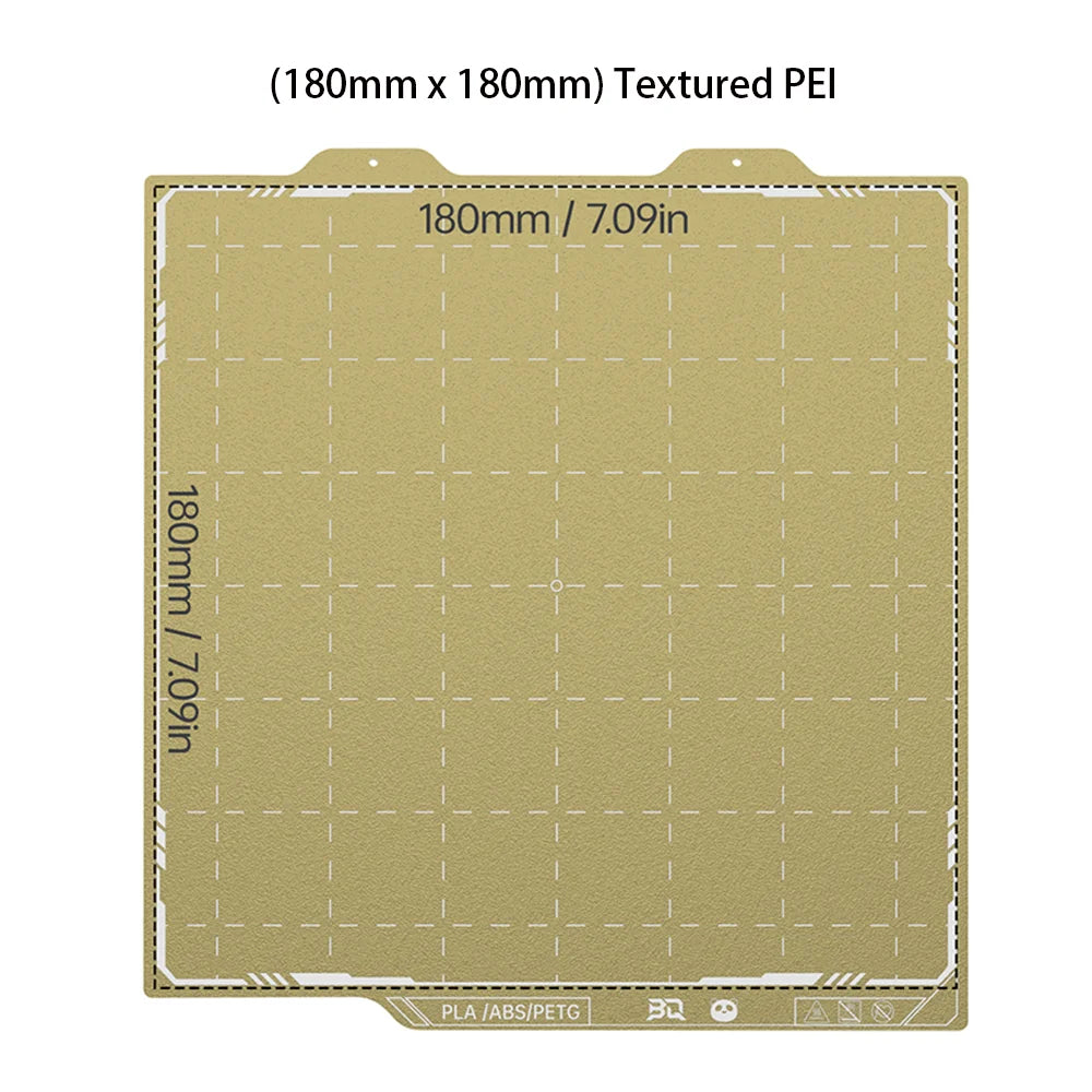 BIGTREETECH Panda Build Plate 256MM 180MM CryoGrip Pro Cool Plate PEI PEO Honeycomb Houndstooth For BambuLab P1 A1 X1 A1 MINI