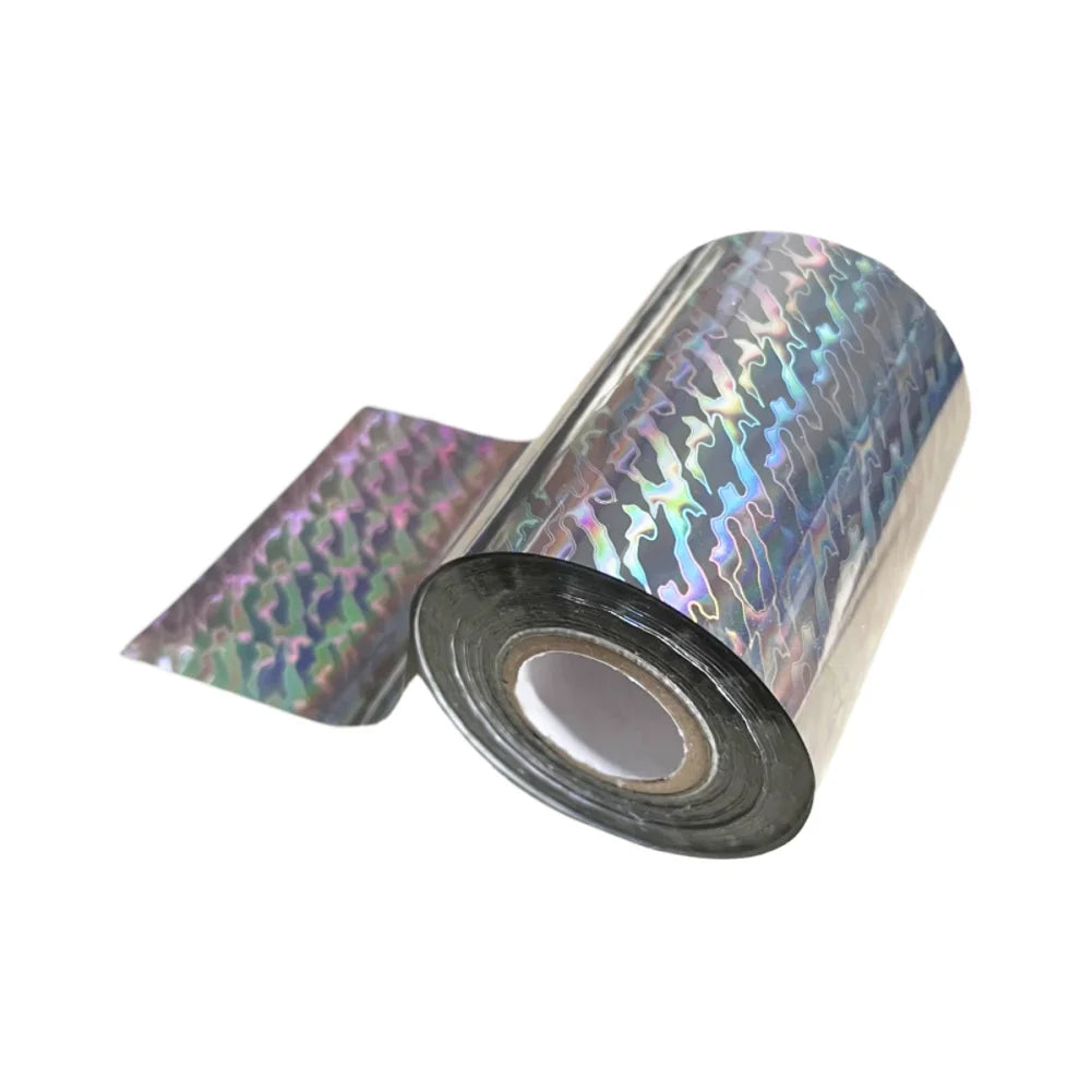 8CM 120M Fishing Lure Foil Lure Decoration Tape Laser Holographic Foils DIY Fishing Bait Film Lure Making Material Hot Stamping