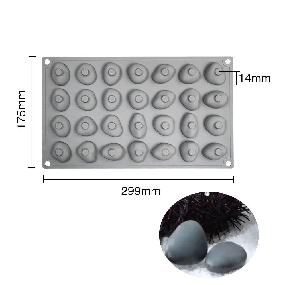 Chestnut Raspberry Peanut Mushroom Silicone Mold Fondant Cake Mold DIY Cheeses Chocolate Cake Decoration Accessories Bakeware