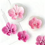 Phalaenopsis Orchid Flower Silicone Mold 3D Petal Candle Mold DIY Aromatherapy Plaster Cement Wax Craft Home Decor Mould