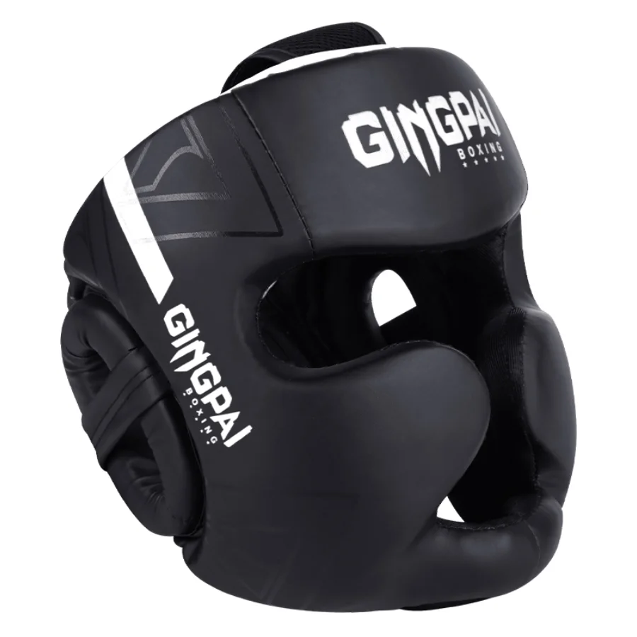Boxing Headgear Helmet for Kickboxing Muay Thai MMA Sanda Training, Red/Blue/White, S-XL