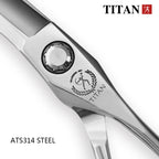 TITAN Professional hair scissors set   hairdressing salon cutting tools barber ATS314 STEEL shears 6.0inch