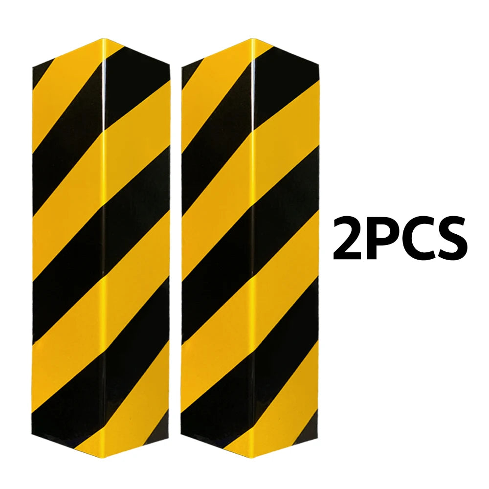 4PCS Garage Wall Protector Car Door Bumper Foam Parking Protector Exterior Anti-collision Adhesive Scratch Adhesive Warning Sign