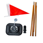 Inflatable Boat Kayak PVC Mount Kit - Ball Base, GPS, Camera, Flag, Oar, Star Mount Options
