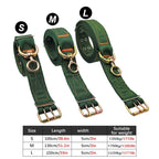 Strong Durable Belay Tie Adjustable Cattle Collar Cow Hauling Collar Livestock Feeding Supply Canvas Belt Veterinary Equipment