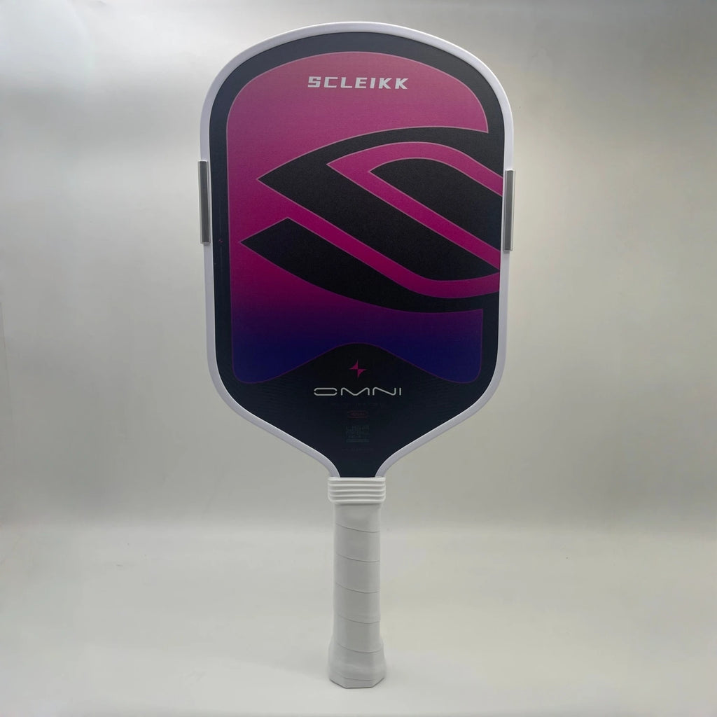 SLK OMNI Boomstick Pickleball Paddle 16mm EPP Foam Core T700 Carbon Fiber, Red