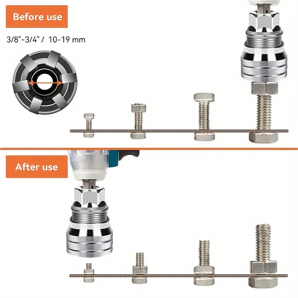 Universal Adjustable Magic Socket Wrench 10-19mm Ratchet Wrench Head 1pc