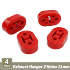 PQY - Polyurethane Exhaust/Muffler SHORT HANGERS 4pcs/lot universal Muffler Hangers Red or Blue PQY8952