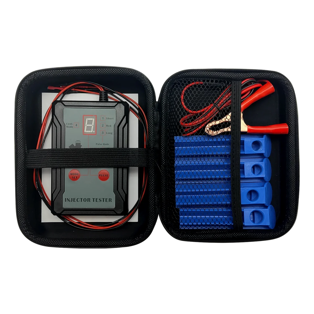 Upgraded Fuel Injector Tester & DIY Cleaning Tool - Test Two Injectors Simultaneously 8 Pulse Power Drive Mode