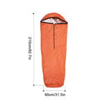 TOMSHOO Emergency Sleeping Bag Ultralight Waterproof Heat Reflective Thermal Sleeping Bag Survival Gear for Outdoor Adventure