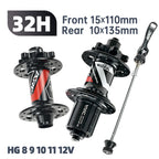 ARC MT009 Rear Hub 4in1 BOOST 10x135 12x142 12x148 MTB XC Gravel E Bike Bicycle Hub 28H 32H HG XD MS-Micro Spline 12V 6 Pawl