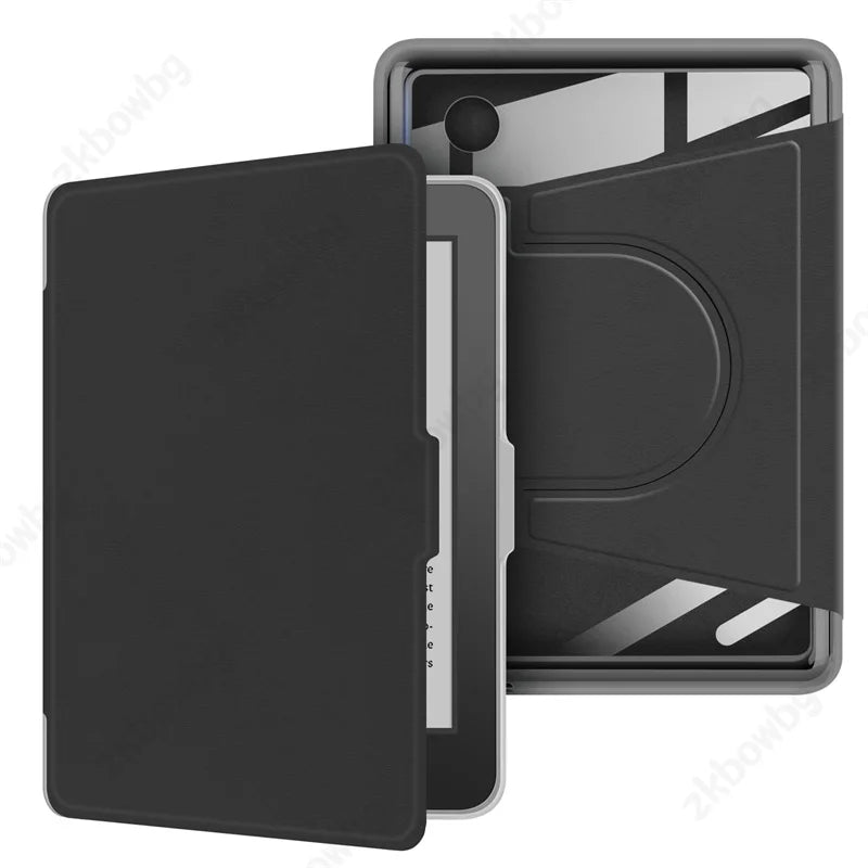 Transparent Acrylic Back Case For Kobo Clara BW N365 Clara Colour 2024 N367 2E 6'' N506 Ebook Magnetic Separation Rotating Cover