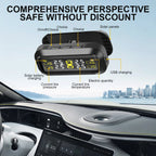 Car TPMS Sensors Tire Pressure Monitoring System Tyre On Board Computer Diagnostic Solar/USB Off Road 4x4 Automobile Accessories