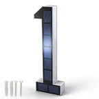 12CM Solar Lighted House Number Outside Light-up LED Address Number Waterproof House Number Light Address Sign Home Decor