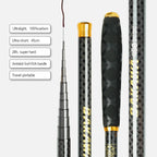 BAKAWA Ultralight Carbon Fishing Rods 1.8M-7.2M Portable Telescopic Travel Mini Stream Feeder Pole Hard Pesca Carp Freshwater