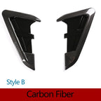 For BMW X3 G01 X4 G02 2018-2021 ABS Carbon Fiber Car Front Fender Side Shark Gill Side Air Outlet Cover Trim Car Accessories