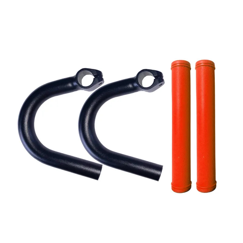 Bicycle Vice Bar Ends Handlebar Mountain Bike Conversion Road Bike Bent Handlebar Aluminum Alloy Bent Bar Auxiliary Handlebar