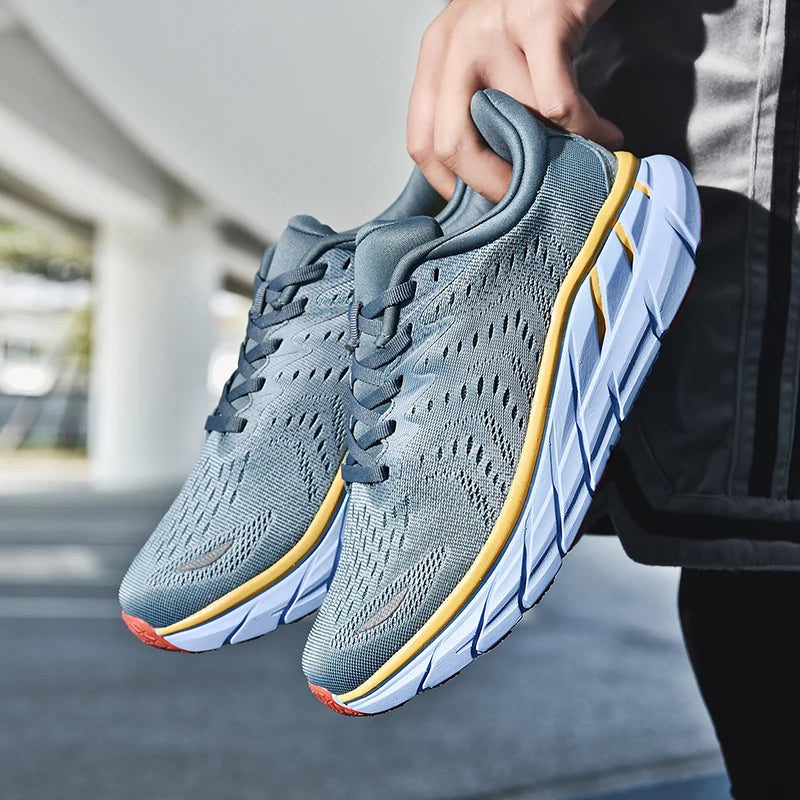 Leisure running shoesbreathable summer running shoesmen's lightweight fitness shoesoutdoor men's cushioned sports shoes