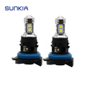 3030 10SMD White/Amber PH24W Canbus DRL for Peugeot 3008 5008 for Citroen C5 MK2 Car LED Daytime Running Light Lamp