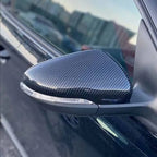 For VW GOLF 6 MK6 GTI R GTD 2008-2013 Touran Black/Carbon Side Wing Rearview Mirror Cover Cap Accessories 5K0857537,5K0857538