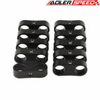 10PCS Universal 3AN 6AN 8AN 10AN 12AN 14AN Billet Oil Fuel Water Hose Tube Seprator Divider Clamp Aluminum Line Separator Kit