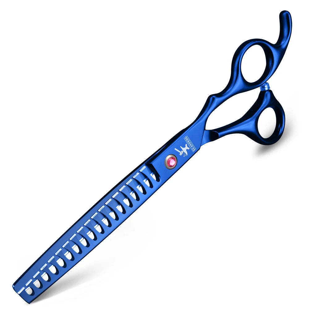 7-inch hair scissors 6cr13 steel hairdresser cutting scissors and thinning scissors or pet scissors