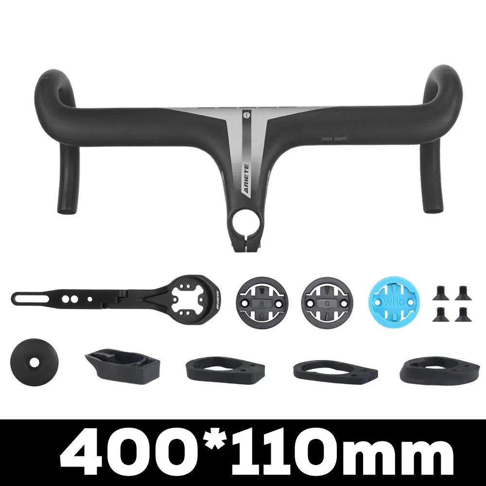 JAVA Ariete T1000 full carbon fiber road bike integrated handlebar 28.6mm, 80-110x380-440mm