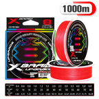 1000M 8X Red / 0.6 0.12mm 14LB
