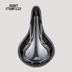 Ultralight San Marco Saddle Full Carbon Road Grave MTB Bike Seat for Men Women BMX Seat 265*150mm 130g Comfortable Cycling Parts