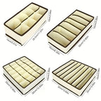4pcs Underwear Storage Dox, sock Underwear Storage Divider, Closet, Home Storage And Finishing Fabric Bra storage Device