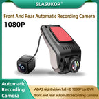 Full HD ADAS Night Vision 1080P Car Radio DVR Front And Rear Automatic Recording Camera Auto Video Recorder Dual Lens Camcorde