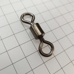500/1000/2000/3000pcs 1#-14#/1-0/2-0/3-0 Bearing Rolling Swivel Connector Lure Link Copper Fishing Tackle Accessories Fish Tool