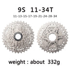 SENSAH 8/9/10/11 Speed Road Bike Cassette 11V 23T/25T/28T/30T/32T/34T/36T Bicycle Freewheel K7 10S Flywheel for HG Hub