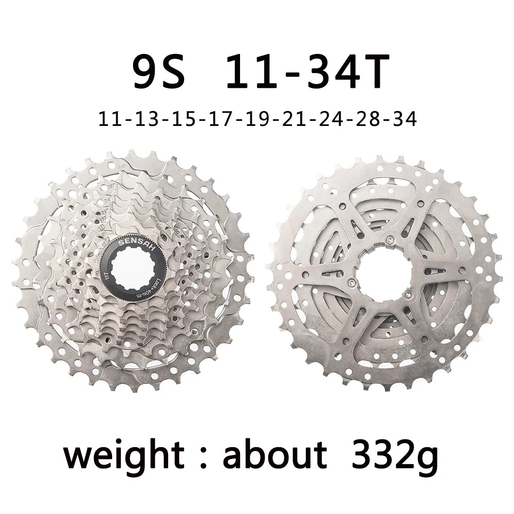 SENSAH 8/9/10/11 Speed Road Bike Cassette 11V 23T/25T/28T/30T/32T/34T/36T Bicycle Freewheel K7 10S Flywheel for HG Hub
