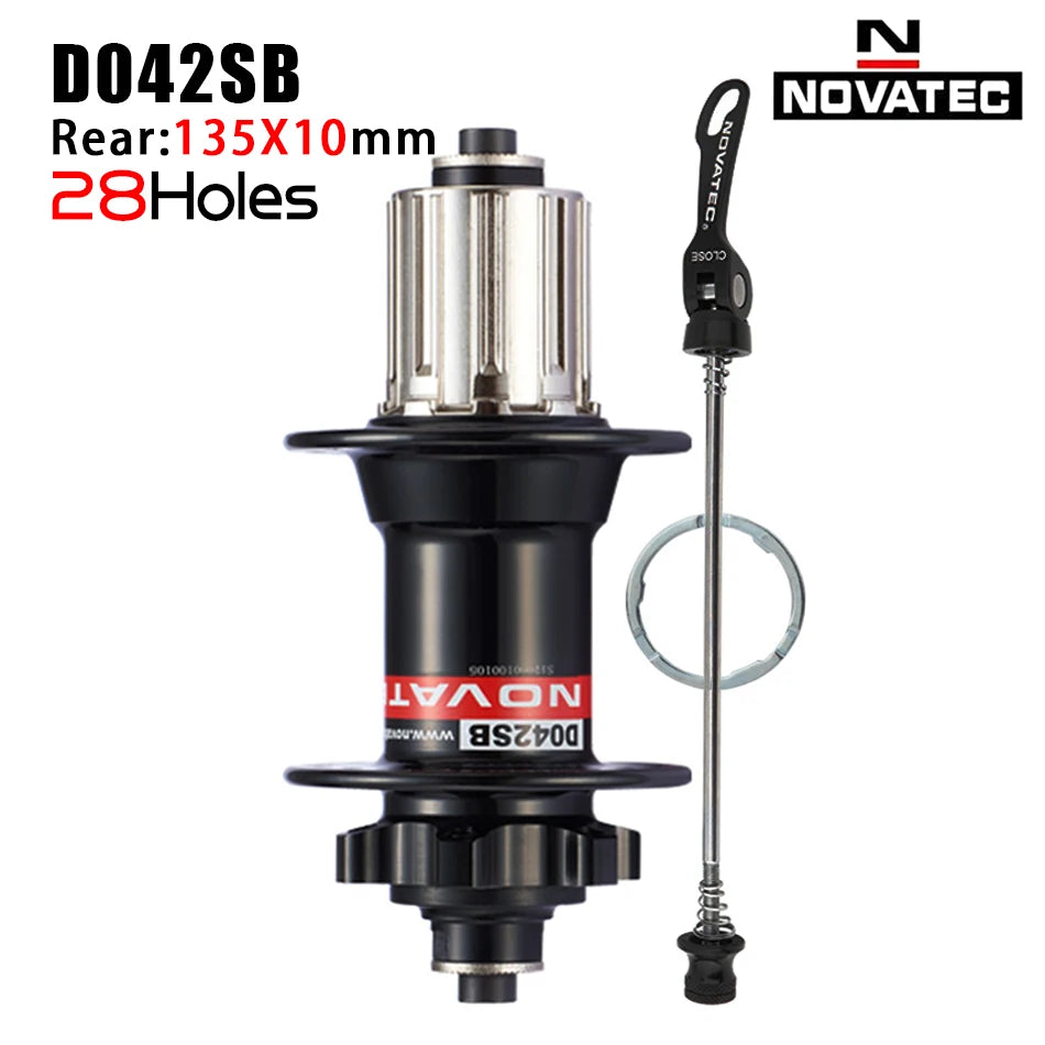 NOVATEC Mountain Bike Hub D041SB D042SB 32/36 Holes Mtb Bushing for 8/9/10/11 Speed MTB Disc Brake Hub  Mtb Hubs 32H 36H