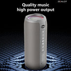 Zealot S49 Pro 20W Wireless Speaker,RGB Light Wireless Hifi Sound quality, Bass Boost，Dual Pairing,3000mAh Battery.